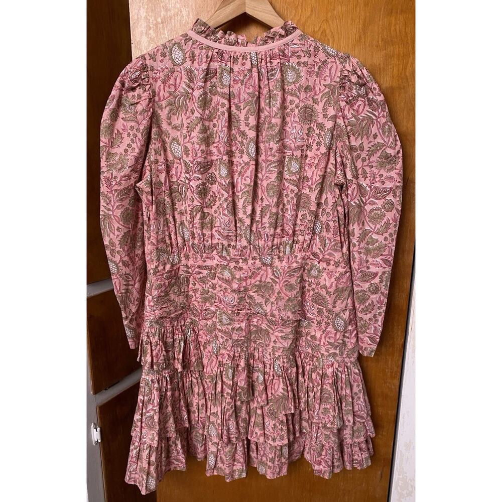 Floral Pink Mini Dress - Picture 6 of 8